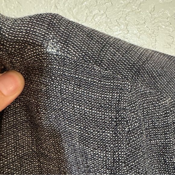 Eileen Fisher Linen Blend Open Blazer - Picture 3 of 5